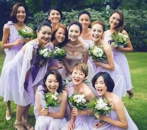 明星结婚伴娘团图片,明星婚礼伴娘团风采大揭秘
